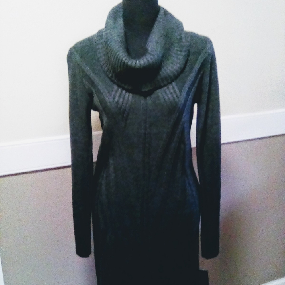 Grey Cowl Neck Sweater